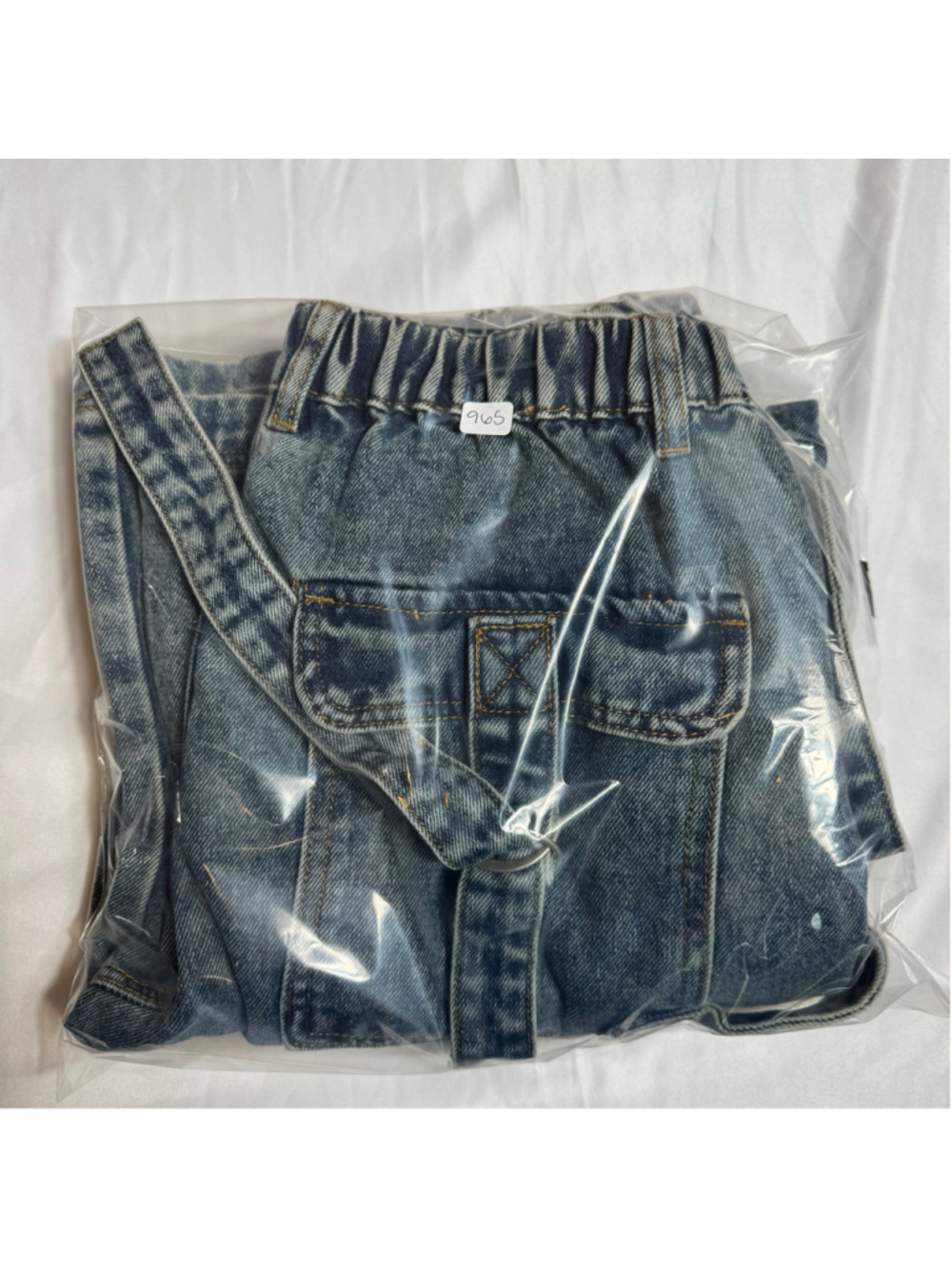 J For Justify Women's Wide Leg Cargo Jeans Size 3 Blue - Picture 7 of 7